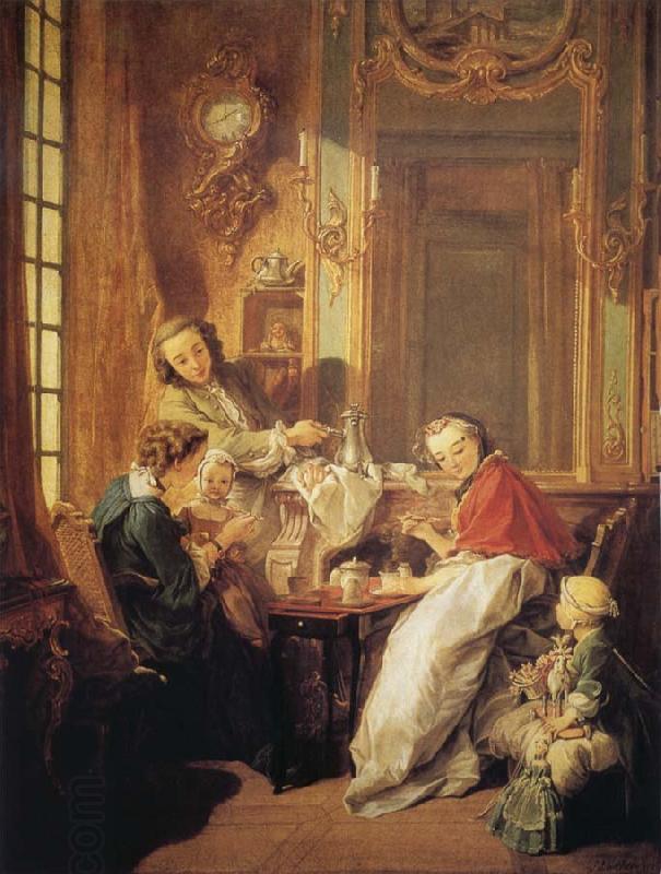 Francois Boucher The Breakfast oil painting picture